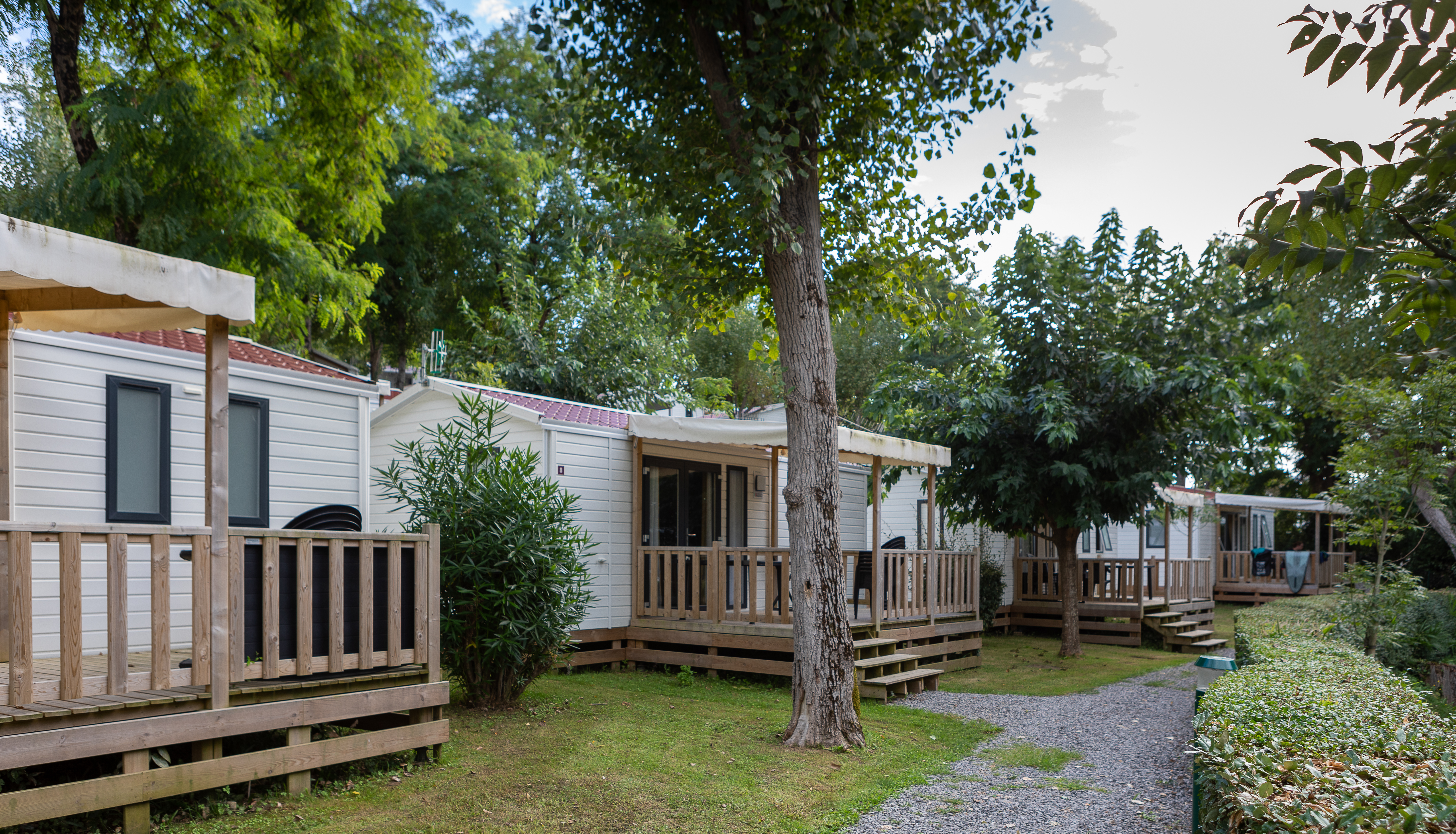 Mobil-home du camping de Sascoenea